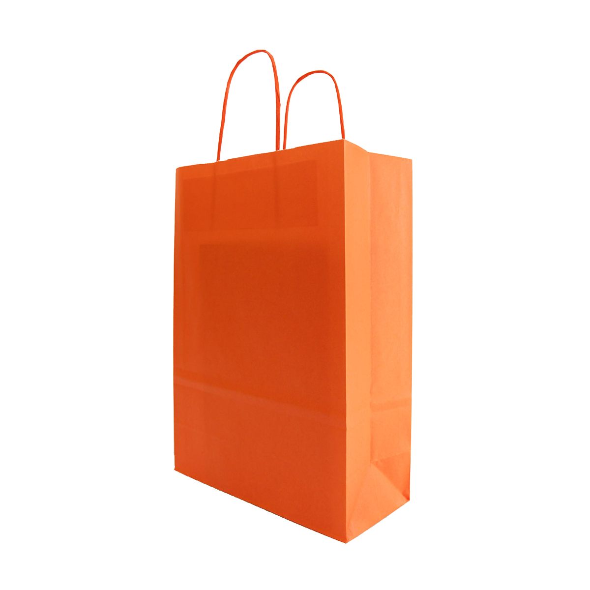 Papirnate vrećice s pletenom ručkom 220x100x310mm narančasta